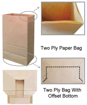 Máquina de dos capas de la bolsa de papel de Fed Box Type Square Bottom Sunhope del rollo