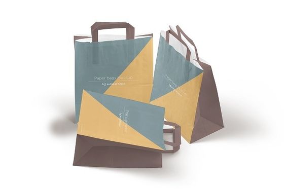 máquina plana de Carry Paper Shopping Bag Making de la manija de 23kw 110gsm