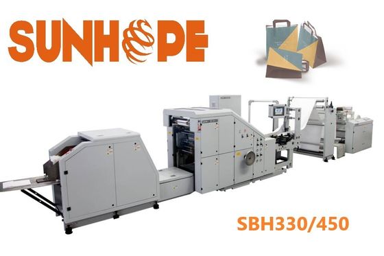 230 máquinas de alta velocidad mínimas de la fabricación de la bolsa de papel del rodillo de los bolsos SUNHOPE